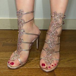 Like new Giambattista Valli x HM Heart sandals
